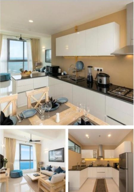 Kitchen - Duplex Ocean View 03 Bedrooms Apartment For Sale In Galle 