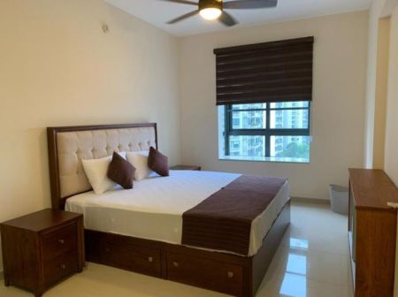 Bedroom - Havelock City - 03 Bedroom Furnished Apartment for Rent in Colombo 05 (A1016)-RENTED