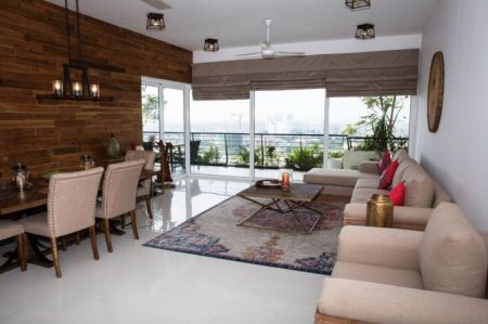 Living Room - 3 Bedroom Fully Furnished Apartment for Rent | Clearpoint Residencies