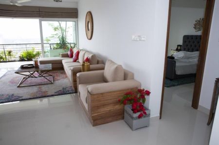 Living Room - 3 Bedroom Fully Furnished Apartment for Rent | Clearpoint Residencies