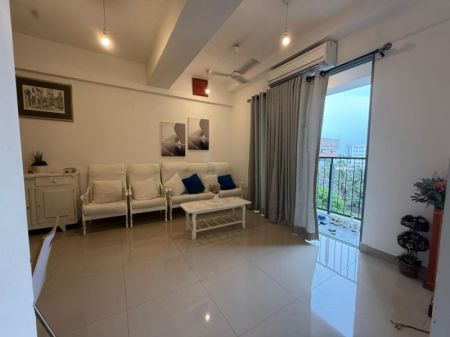 Living Room - ￭ Oval View ￭ 02BR Apartment For Rent ￭ (NK11586)