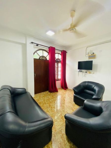 Living Room - Short-Term Rental | Fully Furnished Apartment in Colombo 06. (Property Code: CSPL201)
