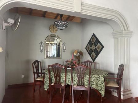 Dining room - 14 Perch Property with House for Sale in Jambugasmulla Mawatha, Nugegoda
