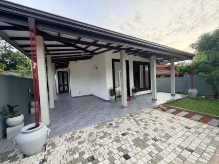 Exterior - (AH180) Single Storey Brand New House for Sale in Homagama