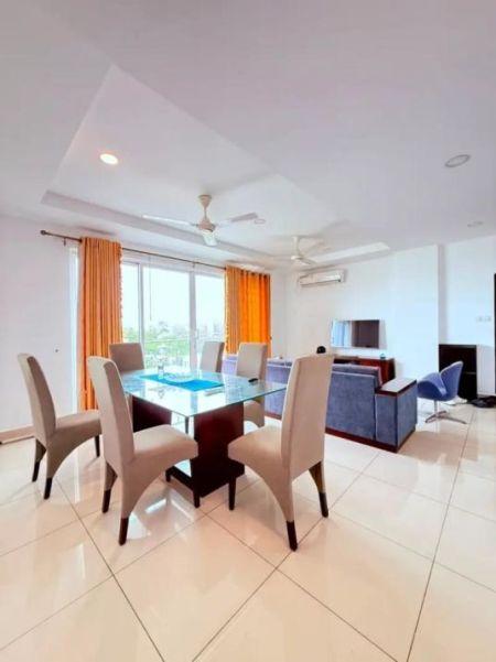 Living Room - Ref-(P-SAM-795) 🏙️ Flemington Residencies – Luxury 03 Bedroom Furnished Apartment for Rent | Rajagiriya