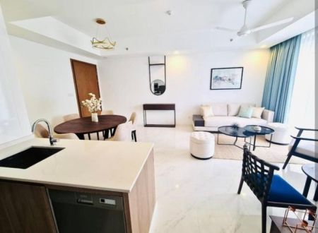 Living Room -  Capitol TwinPeaks - 03 Bedroom Furnished Apartment for Sale in Colombo 02 (A1624)