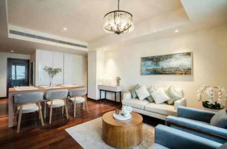 Living Room - Cinnamon Life - 02 Bedroom Furnished Apartment for Sale in Colombo 02 (A4609)