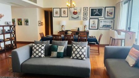 Living Room -  Shangri-La - 03 Bedroom Unfurnished Apartment for Sale in Colombo 02 (A5393)