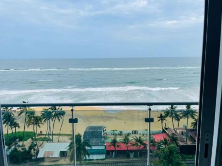 Exterior - Sea view, 02 Bedroom apartment for rent at Blue ocean Hotel Road Mount Lavinia (ARS144)