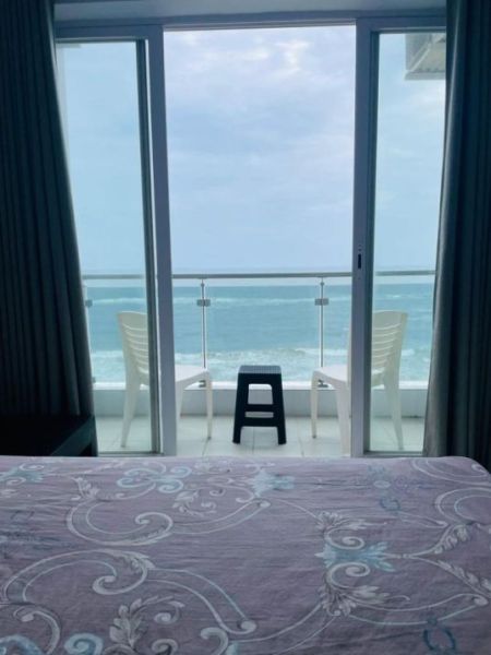 Bedroom - Sea view, 02 Bedroom apartment for rent at Blue ocean Hotel Road Mount Lavinia (ARS144)