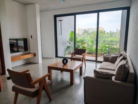 Living Room - Modern Riverfront Luxury House For Rent In Rajagiriya - PDH378 🌿✨