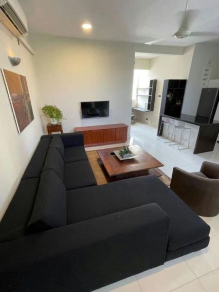 Living Room - Paragon - 02 Bedroom Furnished Apartment for Rent in Colombo 05 (A4968)-RENTED