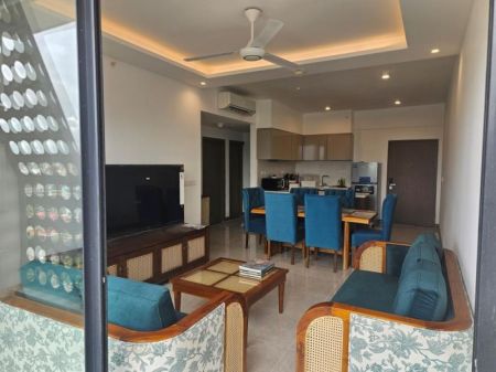 Living Room - 🏙️ Brand-New Fully Furnished 2-Bedroom Apartment for Lease – Marina Square, Colombo 15