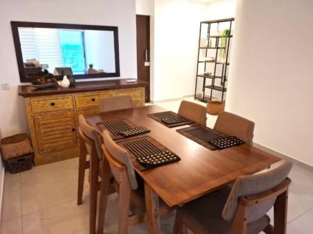 Dining room - Fully Furnished 3-Bedroom Apartment for Sale – Iconic Galaxy, Rajagiriya