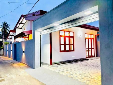 Exterior - (MH461) Brand New Single Storey House for Sale in Malabe