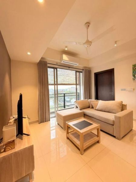 Living Room - Aquaria - 02 Bedroom Semi Furnished Apartment for Sale in Colombo 05 (A3882)-SOLD