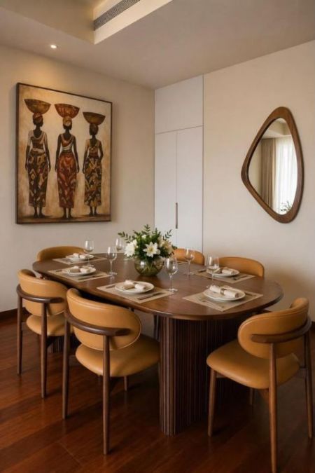 Dining room - Cinnamon life residence tower 2 bedrooms furnished rent - Colombo 2 