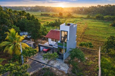 Exterior - Brand New Three Storey luxury House Viewing Paddy Field Located In Prime Aurous (DH1166)