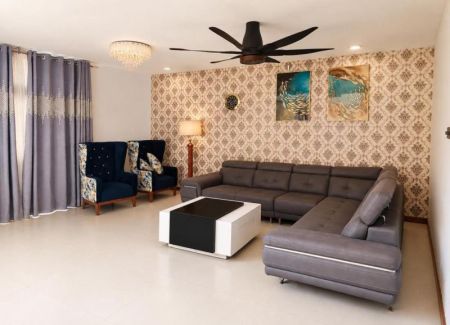 Living Room - Luxury Four-Storey House for Sale in Pagoda Road, Pitakotte, Nugegoda.