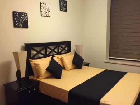 Bedroom - Rs. 450,000/Month – Fully Furnished 3BR Apartment for Rent at Havelock City, Elibank Tower, Colombo 05 🏙️