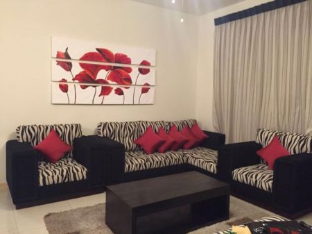 Living Room - Rs. 450,000/Month – Fully Furnished 3BR Apartment for Rent at Havelock City, Elibank Tower, Colombo 05 🏙️