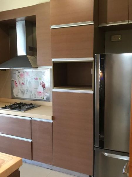 Kitchen - Rs. 450,000/Month – Fully Furnished 3BR Apartment for Rent at Havelock City, Elibank Tower, Colombo 05 🏙️