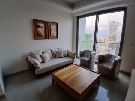 Living Room - Brand New Semi-Furnished 2-BR Apartment for Rent – 606 The Address