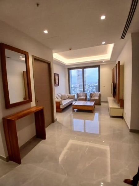Living Room - Brand New Semi-Furnished 2-BR Apartment for Rent – 606 The Address