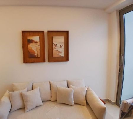 Living Room - Brand New Semi-Furnished 2-BR Apartment for Rent – 606 The Address
