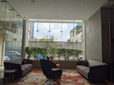 Living Room - Brand New Semi-Furnished 2-BR Apartment for Rent – 606 The Address