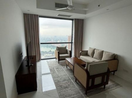 Living Room -  Capitol TwinPeaks - 03 Bedroom Furnished Apartment for Rent in Colombo 02 (A3855)