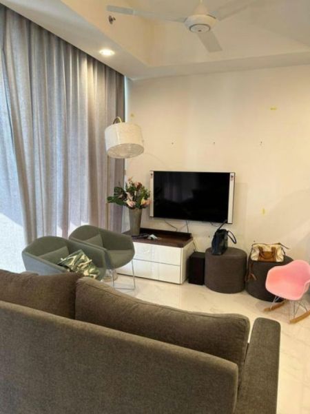 Living Room - Capitol TwinPeaks - 02 Bedroom Furnished Apartment for Sale in Colombo 02 (A3157)