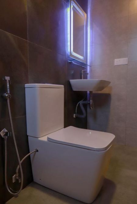 Bathroom - (AH93) Brand New Single Storey House for Sale in Homagama