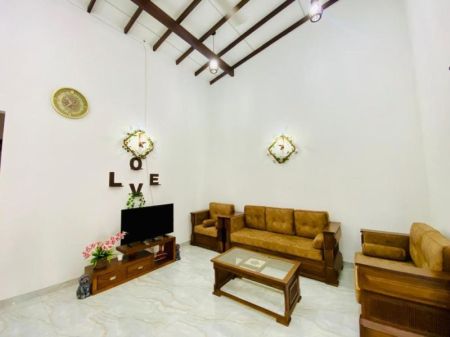 Living Room - Modern Single-Story House for Sale – Athurugiriya 