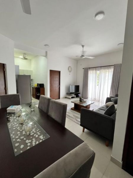 Living Room - 3 Bedroom Fully Furnished Apartment for Rent in RU Residencies, Kotte | LKR 350,000 Per Month  (AP4874)