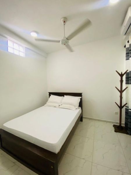 Bedroom - Short-Term Rental – Fully Furnished 3-Bedroom Apartment in Kalubowila. (Property Code: CSA201)