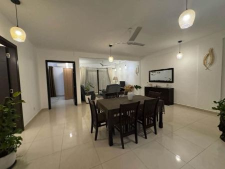 Dining room - 03BR Fully Furnished Apartment For Rent in Mt Lavinia 