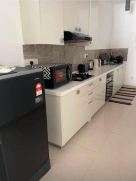 Kitchen - 03BR Fully Furnished Apartment For Rent in Mt Lavinia 