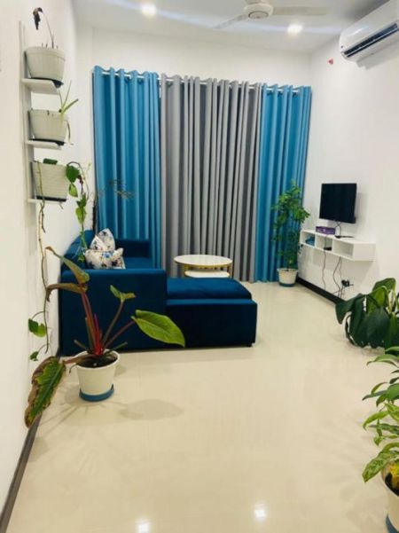 Living Room - Tri-Zen - 02 Bedroom Furnished Apartment for Rent in Colombo 02 (A6503)