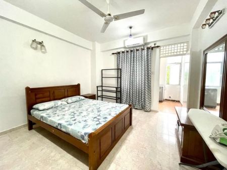 Bedroom - Wellawatta 2-Bedroom Fully Furnished Apartment for Short-Term Rent. (Property Code: CSH301)