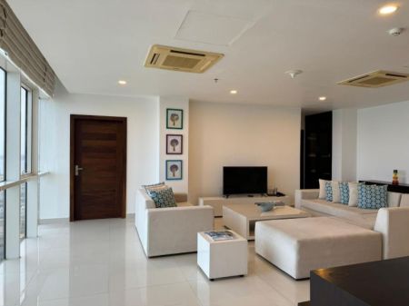 Living Room - Colombo 3 Platinum one 3 Bedroom Apartment For rent