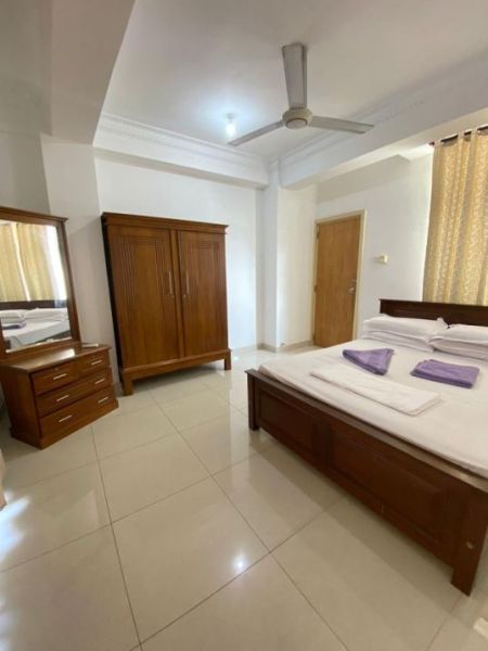 Bedroom - Colombo 05 Fully Furnished 3BHK Apartment Available for Long-Term Stay Property Code: CSMP502