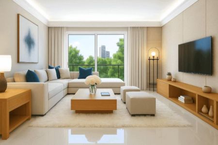 Living Room - Nearly Complete 2-Bed Apartment for Sale - Col 05 [AS 01]