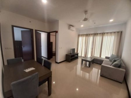 Living Room - 3 Bedroom Fully Furnished Smart Apartment for Rent | TRI-ZEN Residencies, Colombo 02 | LKR 650,000 / month (EM042MI)