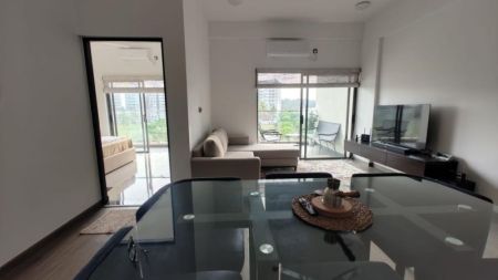 Living Room - Modern 2 Bedroom Apartment for Rent at Canterbury Golf Resort, Piliyandala / LKR 190,000 (Negotiable) (EM241RN)