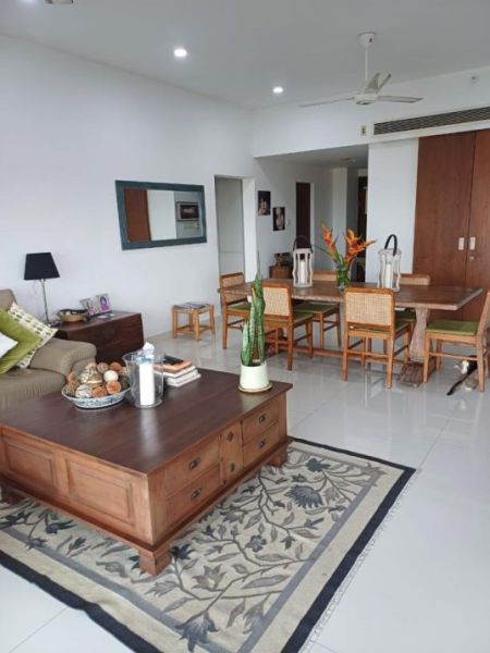 Living Room - Luxury 3 Bedroom Apartment for Rent in Rajagiriya, Clear Point Residence | LKR 500,000 (EM045MI)