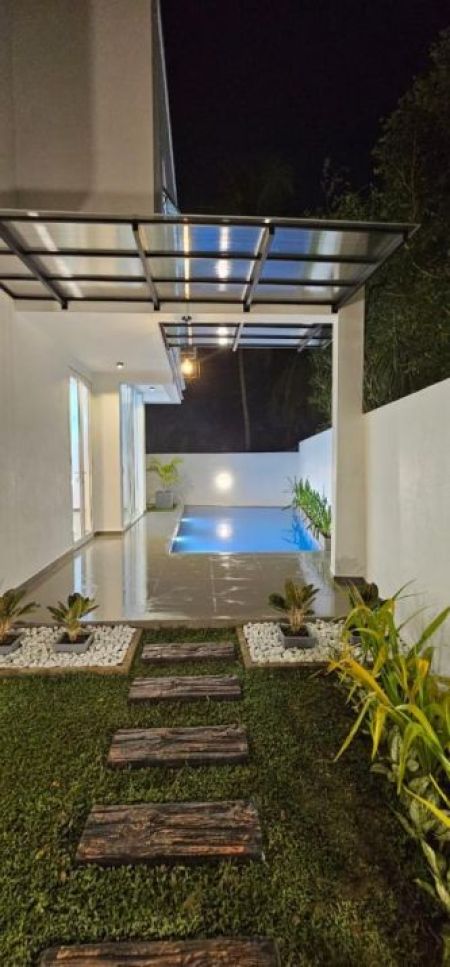 Exterior - (PH894) Brand New House with Swimming Pool for Sale in Piliyandala
