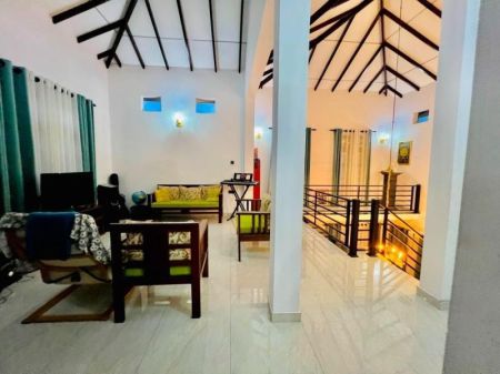 Living Room - (DH877) Modern Two Storey House for Sale in Dalupotha, Negombo