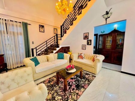 Living Room - (DH877) Modern Two Storey House for Sale in Dalupotha, Negombo