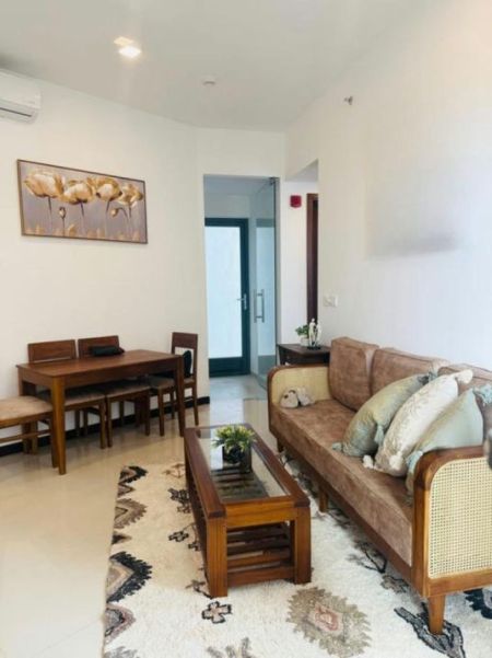 Living Room -  Tri-Zen - 02 Bedroom Furnished Apartment for Rent in Colombo 02 (A4988)